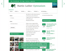 Tablet Screenshot of martin-luther-gymnasium.com
